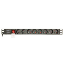 Gembird EG-PDU-014-FC14 power distribution unit (PDU) 8 AC outlet(s) 1U Black Gembird EG-PDU-014-FC14 power distribution unit (PDU) 8 AC outlet(s) 1U Black