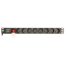 Gembird EG-PDU-014-FC14 power distribution unit (PDU) 8 AC outlet(s) 1U Black Gembird EG-PDU-014-FC14 power distribution unit (PDU) 8 AC outlet(s) 1U Black