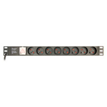 Gembird EG-PDU-014-FC14 power distribution unit (PDU) 8 AC outlet(s) 1U Black Gembird EG-PDU-014-FC14 power distribution unit (PDU) 8 AC outlet(s) 1U Black
