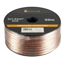 Libox Speaker cable 2x1.50mm LB0008-50 audio cable 50 m Transparent Libox Speaker cable 2x1.50mm LB0008-50 audio cable 50 m Transparent