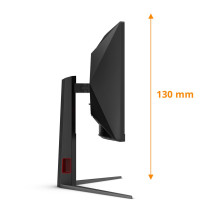 AOC G4 CU34G4Z kompiuterio monitorius 86,4 cm (34") 3440 x 1440 pikselių „Wide Quad HD“ LED juoda, raudona
