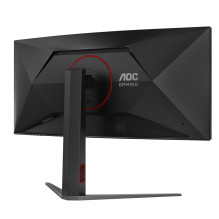 AOC G4 CU34G4Z kompiuterio monitorius 86,4 cm (34") 3440 x 1440 pikselių „Wide Quad HD“ LED juoda, raudona