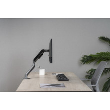 Gembird MA-DA1-05 Desk mounted adjustable monitor arm, 17"-32", up to 9 kg, space grey Gembird MA-DA1-05 Desk mounted adjustable monitor arm, 17"-32", up to 9 kg, space grey