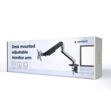 Gembird MA-DA1-05 Desk mounted adjustable monitor arm, 17"-32", up to 9 kg, space grey Gembird MA-DA1-05 Desk mounted adjustable monitor arm, 17"-32", up to 9 kg, space grey