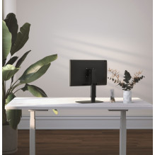 „Gembird MS-D1ST-02“ reguliuojamo aukščio monitoriaus stovas, 17–32 pėdų, juodas