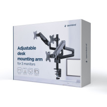 Gembird MA-DA3-01 monitor mount / stand 68.6 cm (27") Desk Black Gembird MA-DA3-01 monitor mount / stand 68.6 cm (27") Desk Black