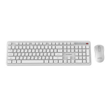 „Gembird KBS-WPS-01 Slim Pro Business“ belaidis darbalaukio rinkinys, baltas, RU išdėstymas „Gembird KBS-WPS-01 Slim Pro Business“ belaidis darbalaukio rinkinys, baltas, RU išdėstymas
