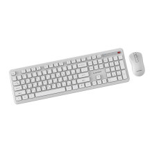 „Gembird KBS-WPS-01 Slim Pro Business“ belaidis darbalaukio rinkinys, baltas, RU išdėstymas „Gembird KBS-WPS-01 Slim Pro Business“ belaidis darbalaukio rinkinys, baltas, RU išdėstymas