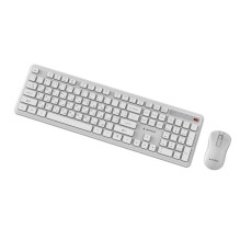 „Gembird KBS-WPS-01 Slim Pro Business“ belaidis darbalaukio rinkinys, baltas, RU išdėstymas „Gembird KBS-WPS-01 Slim Pro Business“ belaidis darbalaukio rinkinys, baltas, RU išdėstymas
