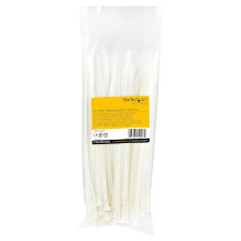 STARTECH.COM Kabelinis segtuvas – 254x7mm rišiklis lsbare Nylonbinder Innen- und Aussenbereich 94V-2 / UL Weiss 100 Stck