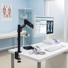 Maclean MC-775 monitor mount / stand 81.3 cm (32") Grey Desk Maclean MC-775 monitor mount / stand 81.3 cm (32") Grey Desk