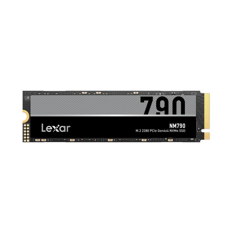 SSD, LEXAR, NM790, 8TB, M.2, PCIe Gen4, NVMe, Rašymo greitis 6500 MB/s, Skaitymo greitis 7400 MB/s, 2,45 mm, TBW 1500 TB