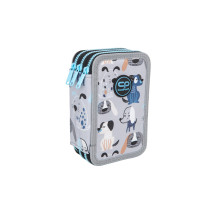 Pencil case CoolPack, 20 cm x 13 cm, grey / various colours Pencil case CoolPack, 20 cm x 13 cm, grey / various colours