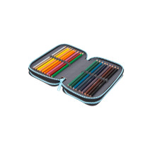 Penalas CoolPack, 20 cm x 13 cm, pilka / įvairių spalvų Penalas CoolPack, 20 cm x 13 cm, pilka / įvairių spalvų