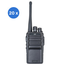 Bax with 20 pieces of professional portable radio station PNI PMR R15 0.5W, 16 programmable channels, 16 PMR and 50 CTCS