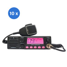 Bax with 10 pieces CB radio station TTi TCB-900 EVO, DSS, SQ, Dual Watch, Mic Gain, 12V-24V, Bluetooth dongle connector Bax with 10 pieces CB radio station TTi TCB-900 EVO, DSS, SQ, Dual Watch, Mic Gain, 12V-24V, Bluetooth dongle connector