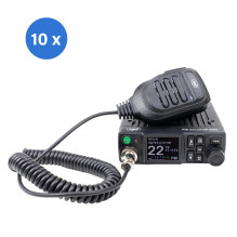 Bax with 10 pieces of CB radio station PNI Escort HP 8900 ASQ, 12V / 24V, RF Gain, Roger Beep, CTCSS-DCS, Dual Watch AM 