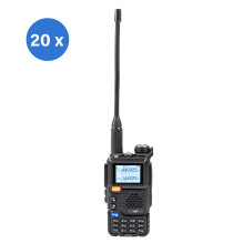 Box with 20 pieces portable VHF / UHF RADIO STATION PNI P18UV, dualband, 144-146MHz and 430-440MHz, 200CH, VOX, Scan, FM