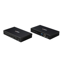A/V Extender - Lindy 5km Fiber Optic HDMI 4K60 KVM USB 2.0, RS-232 IR A/V Extender - Lindy 5km Fiber Optic HDMI 4K60 KVM USB 2.0, RS-232 IR