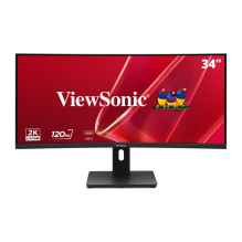 VA3420C-2 išlenktas biuro monitorius, 87 cm (34 oz), itin plataus formato QHD, 21:9, 3,5 ms, VA, 120 Hz, HDR10, USB-C