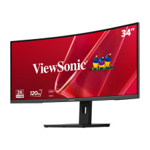 VA3420C-2 išlenktas biuro monitorius, 87 cm (34 oz), itin plataus formato QHD, 21:9, 3,5 ms, VA, 120 Hz, HDR10, USB-C