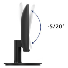 V Line 221V8A / 00 LED display 54.6 cm (21.5") 1920 x 1080 pixels Full HD Black