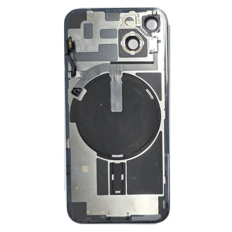 Galinis dangtelis iPhone 14 Midnight (with metal frame and flex) originalus (used Grade C)