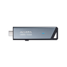 USB Atmintinė - ADATA UE800 512 GB, USB Type-C, 1000 MB / s, Sidabrinė USB Atmintinė - ADATA UE800 512 GB, USB Type-C, 1000 MB / s, Sidabrinė