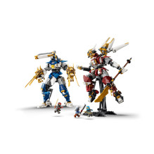 Konstruktorius - LEGO NINJAGO 71870 The Twin Titan Mechs 1707 vnt., 3 minifigūrėlės Konstruktorius - LEGO NINJAGO 71870 The Twin Titan Mechs 1707 vnt., 3 minifigūrėlės