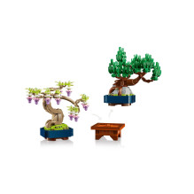 Statybų rinkinys - LEGO Botanicals 10373 Mini Bonsai Medžiai 709 Vnt 190 mm Žalia
