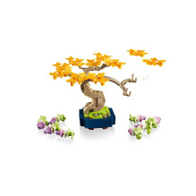Statybų rinkinys - LEGO Botanicals 10373 Mini Bonsai Medžiai 709 Vnt 190 mm Žalia