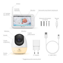 Vaikų Stebėjimo Prietaisas - TrueLife NannyCam R4 Pro 720p, Dviejų Pusių Pokalbis, Naktinis Režimas