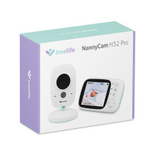 Vaikų Stebėjimo Priemonė - TrueLife NannyCam H32 Pro, Dviejų Pusių Pokalbis, Naktinis Režimas, Lopšinės