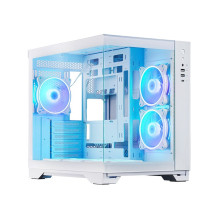 Kompiuterio Korpusas - Chieftec GM-30W-TG-OP, ATX, Grūdintas Stiklas, Baltas Kompiuterio Korpusas - Chieftec GM-30W-TG-OP, ATX, Grūdintas Stiklas, Baltas