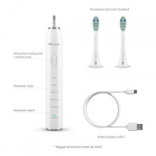 Elektrinė Šepetėlis - TrueLife SonicBrush Clean30 Duo, 70,000 Judesių / Min, USB-C