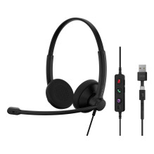 EPOS 1001421 Laidinė Ausinė USB Type-C / USB Type-A Juoda EPOS 1001421 Laidinė Ausinė USB Type-C / USB Type-A Juoda
