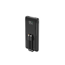 Energijos bankas - Gembird PB10-PD20-LCD-01 20W 10000 mAh Greitas Įkrovimas Juodas Energijos bankas - Gembird PB10-PD20-LCD-01 20W 10000 mAh Greitas Įkrovimas Juodas