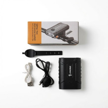 iLike JOHORSE Rechargeable Bike Light with 120dB Horn, USB Rechargeable LED Bicycle Headlight, High / Low Beam, IPX4 Wat iLike JOHORSE Rechargeable Bike Light with 120dB Horn, USB Rechargeable LED Bicycle Headlight, High / Low Beam, IPX4 Wat