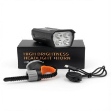 iLike JOHORSE Bike Headlight & Electric Horn - 300 Lumens, 120dB, USB Rechargeable iLike JOHORSE Bike Headlight & Electric Horn - 300 Lumens, 120dB, USB Rechargeable