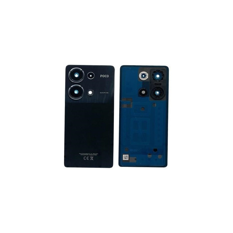 Galinis dangtelis Xiaomi Poco M6 Pro Black originalus (service pack)