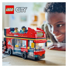 LEGO City Red Double-Decker Sightseeing Bus