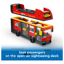 LEGO City Red Double-Decker Sightseeing Bus