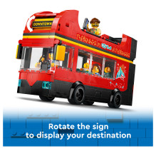 LEGO City Red Double-Decker Sightseeing Bus