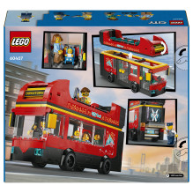 LEGO City Red Double-Decker Sightseeing Bus