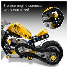LEGO Technic Yellow Motorbike 42225