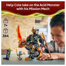LEGO NINJAGO Cole's Mission Mech &amp; Dragon Zane 71854
