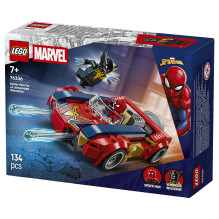 LEGO 76336 Marvel Super Heroes Spider-Man Auto vs. Venomized Wolverine