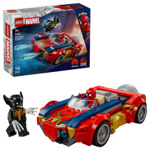 LEGO 76336 Marvel Super Heroes Spider-Man Auto vs. Venomized Wolverine