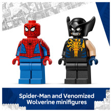 LEGO 76336 Marvel Super Heroes Spider-Man Auto vs. Venomized Wolverine