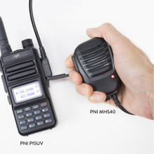 Nešiojama VHF / UHF radijo stotis PNI P15UV dviejų dažnių juosta, 144–146 MHz / 430–440 MHz, 999 kanalai, su 1500 mAh ba Nešiojama VHF / UHF radijo stotis PNI P15UV dviejų dažnių juosta, 144–146 MHz / 430–440 MHz, 999 kanalai, su 1500 mAh ba